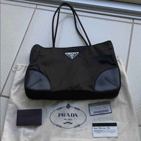 prada tessuto tote bag